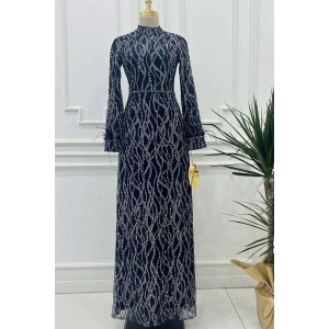 Pınar Şems Çisil Abiye Lacivert