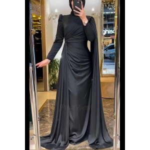 Pınar Şems Esin Abiye Siyah