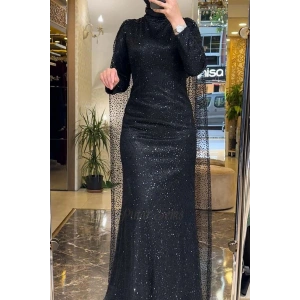 Pınar Şems Eyşan Abiye Siyah