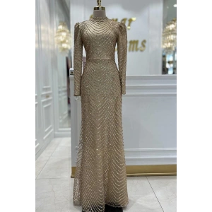 Pınar Şems Feris Abiye Gold