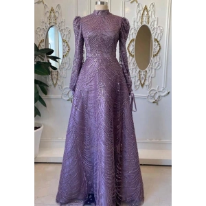 Pınar Şems Hüsna Abiye Lila