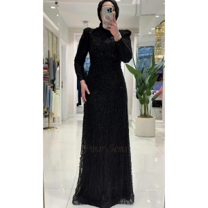 Pınar Şems Jülide Abiye Siyah