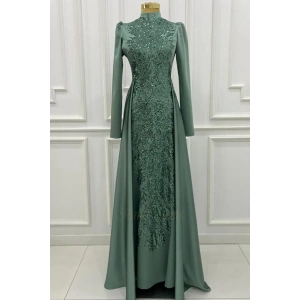 Pınar Şems Kelebek Abiye Mint