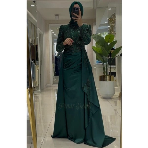 Pınar Şems Letafet Abiye Zümrüt