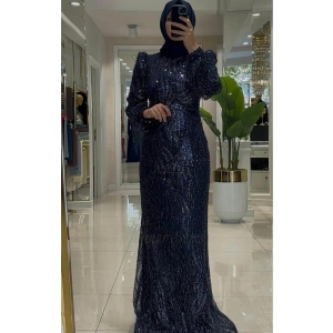 Pınar Şems Leyla Abiye Lacivert