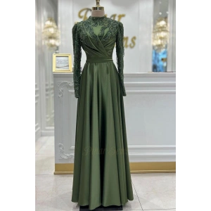 Pınar Şems Melis Abiye Ceviz Yeşili