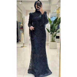 Pınar Şems Meriç Abiye Lacivert