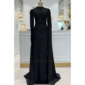 Pınar Şems Nadide Abiye Siyah