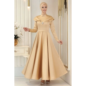 Pınar Şems Rüya Abiye Gold