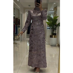 Pınar Şems Semanur Abiye Lila