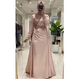 Pınar Şems Sırma Abiye Somon