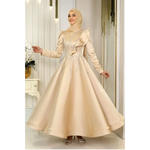 Pınar Şems Taçmin Abiye Gold