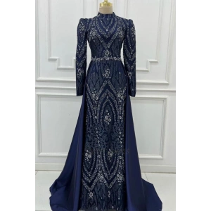 Pınar Şems Ümran Abiye Lacivert