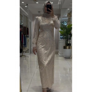 Pınar Şems Yeni Ayşe Abiye Gold