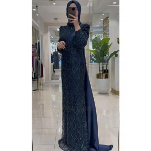 Pınar Şems Yeni Maral Abiye Lacivert