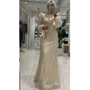 Pınar Şems Yeni Ülkü Abiye Gold