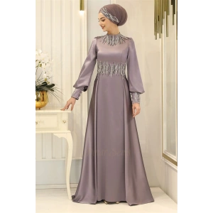 Pınar Şems Zeren Abiye Lila