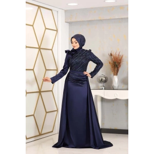 SÜEDA ABİYE LACİVERT