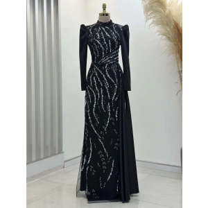 VERONA ABİYE SİYAH-MİNT