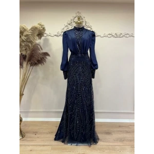 Açelya Abiye Lacivert