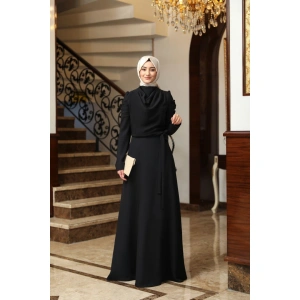KARDELEN ELBİSE SİYAH
