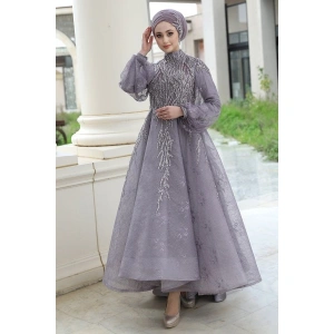 ROMANTİK ABİYE GRİ