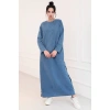 RENGİN KOT ELBİSE MAVİ