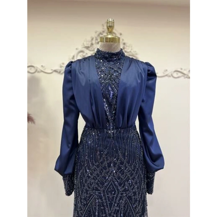 Açelya Abiye Lacivert