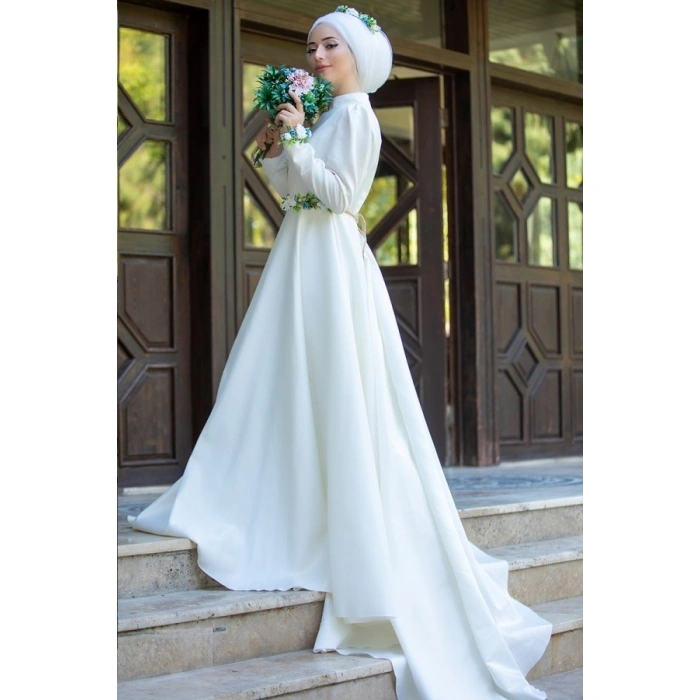 ÇİÇEK ABİYE EKRU