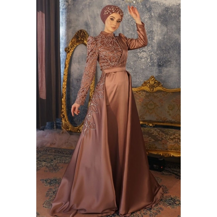 TAŞLI SATEN ABİYE BAKIR