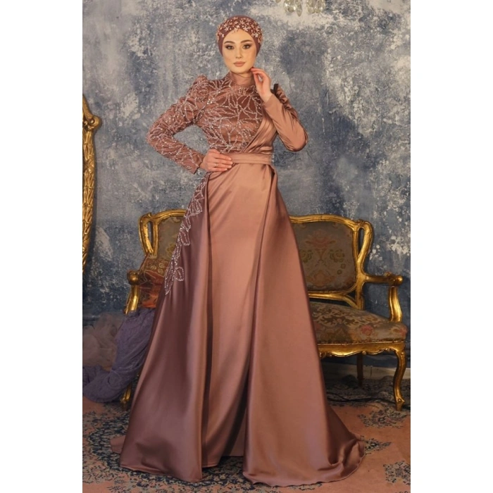 TAŞLI SATEN ABİYE BAKIR