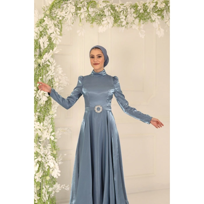 ZARA ABİYE İNDİGO