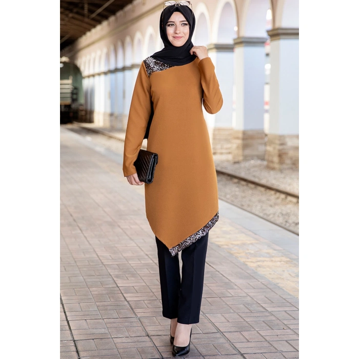 Aslım Tunik Mürdüm