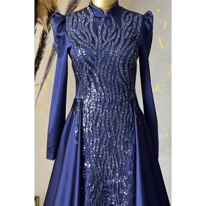 Damla Abiye Lacivert