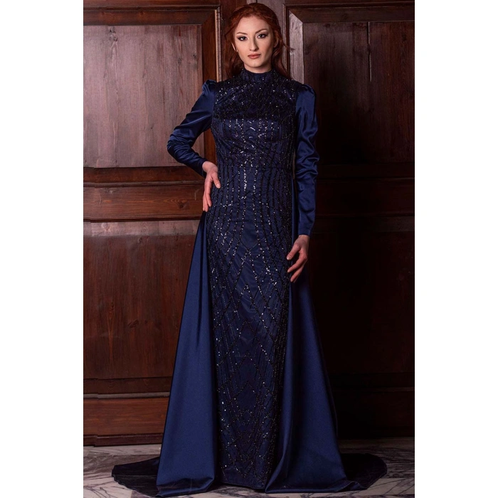 Flora Abiye Lacivert