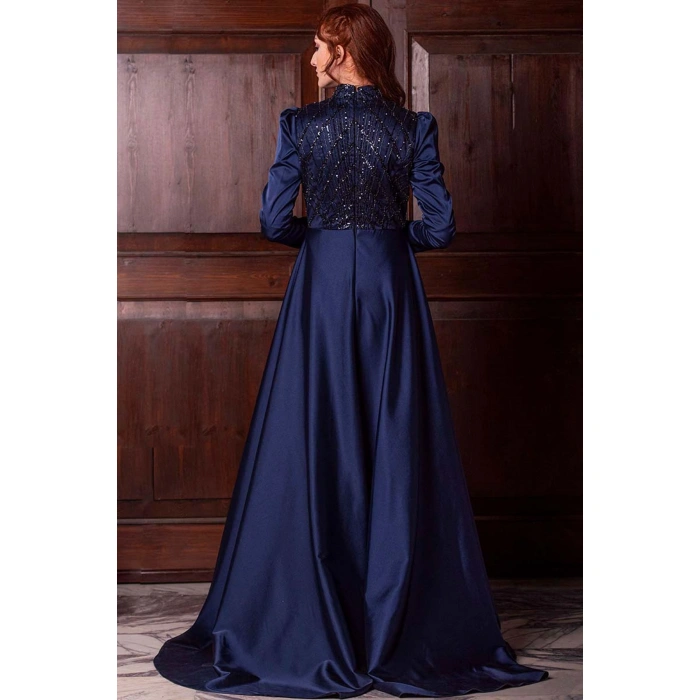 Flora Abiye Lacivert