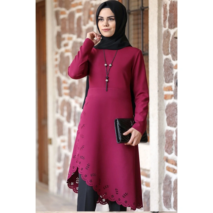 Lazer Tunik Mürdüm