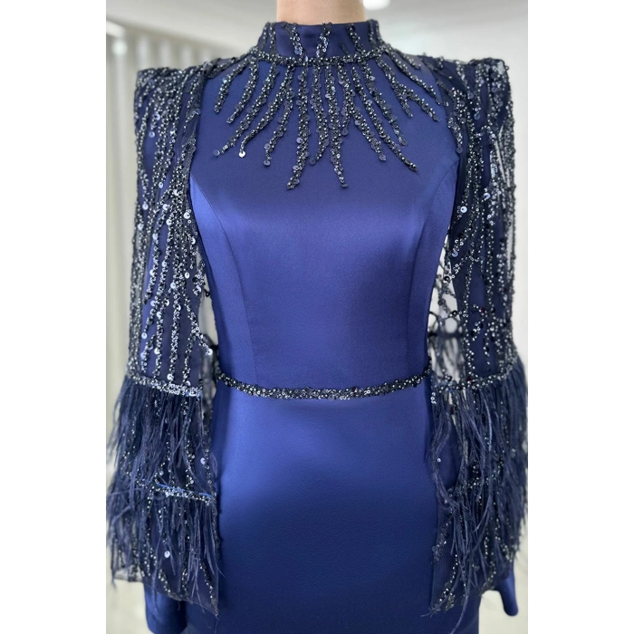 Matmazel Abiye Lacivert