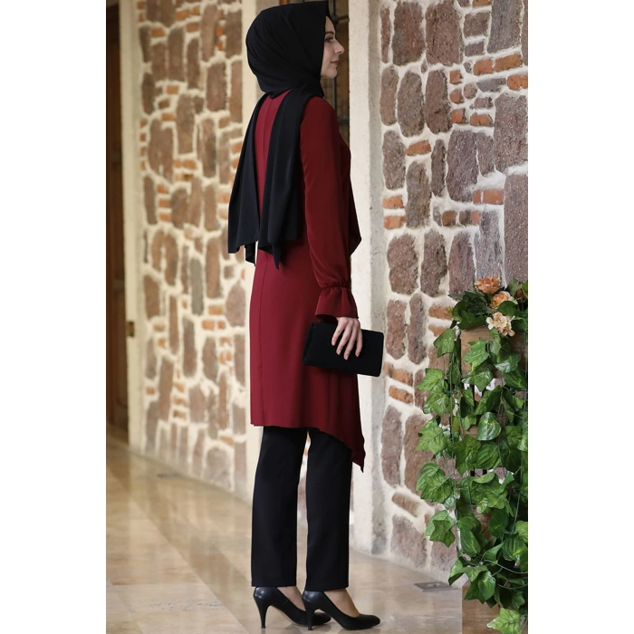 Nisa İkili Takım Bordo