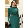 Elif Taşlı Elbise Zümrüt