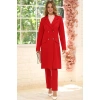 Zarif Ceket Pantolon Takım Kırmızı