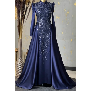 Damla Abiye Lacivert