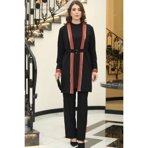 Havin Üçlü Takım Siyah Kiremit