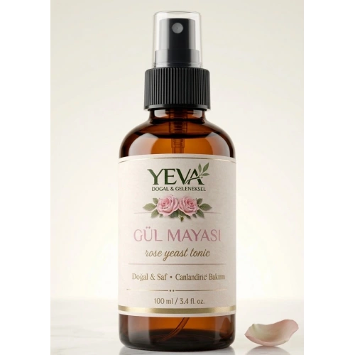 %100 Doğal ve Saf Gül Mayası | Cilt Yenileyici Tonik