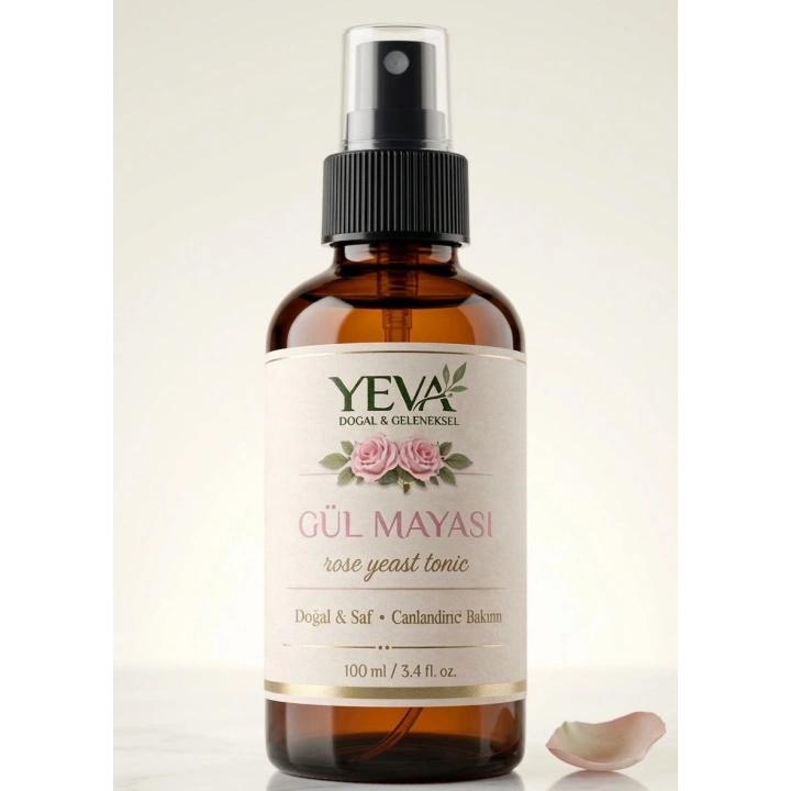 %100 Doğal ve Saf Gül Mayası | Cilt Yenileyici Tonik