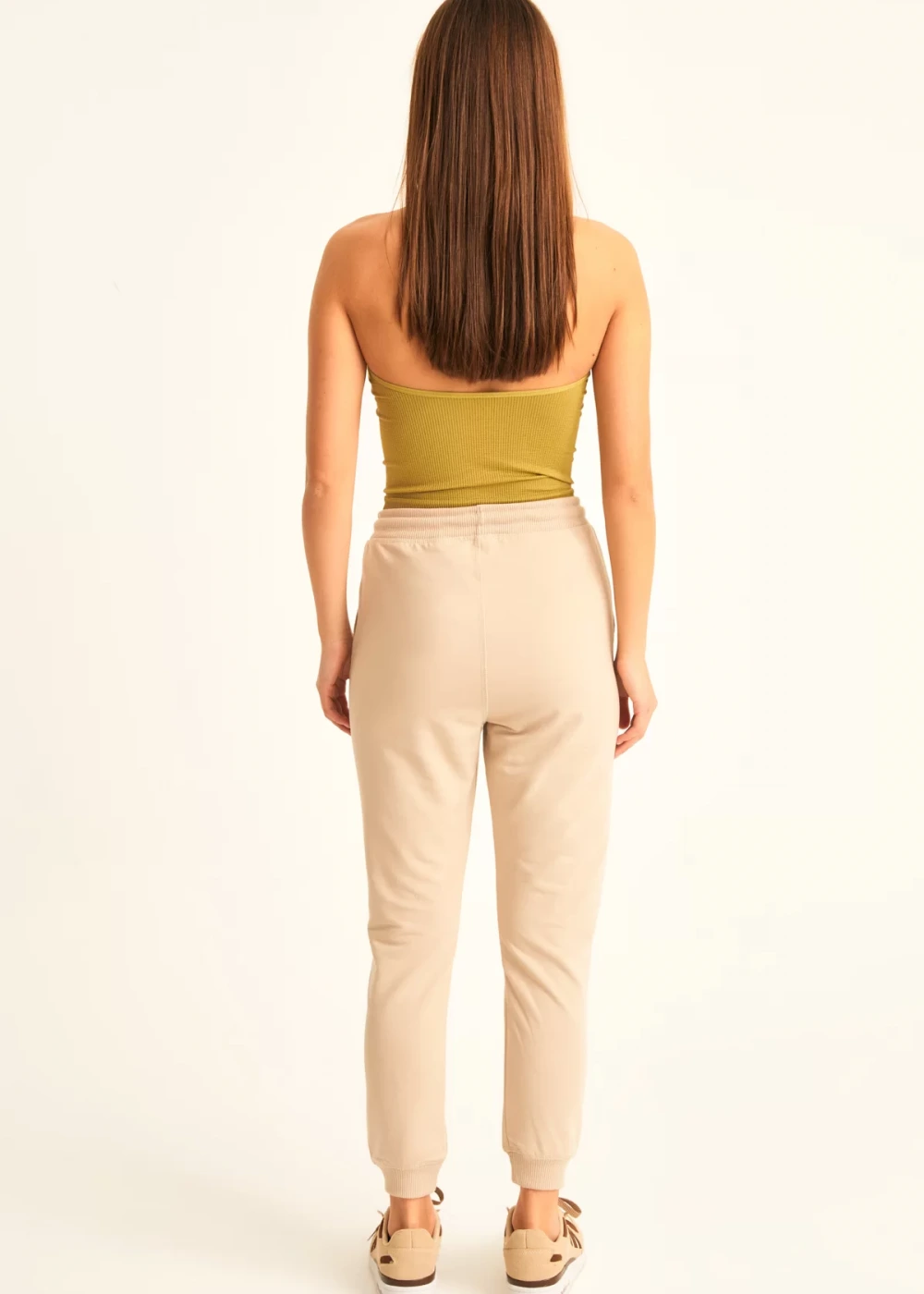 Kadın Taş Ribana Detay Eşofman Altı