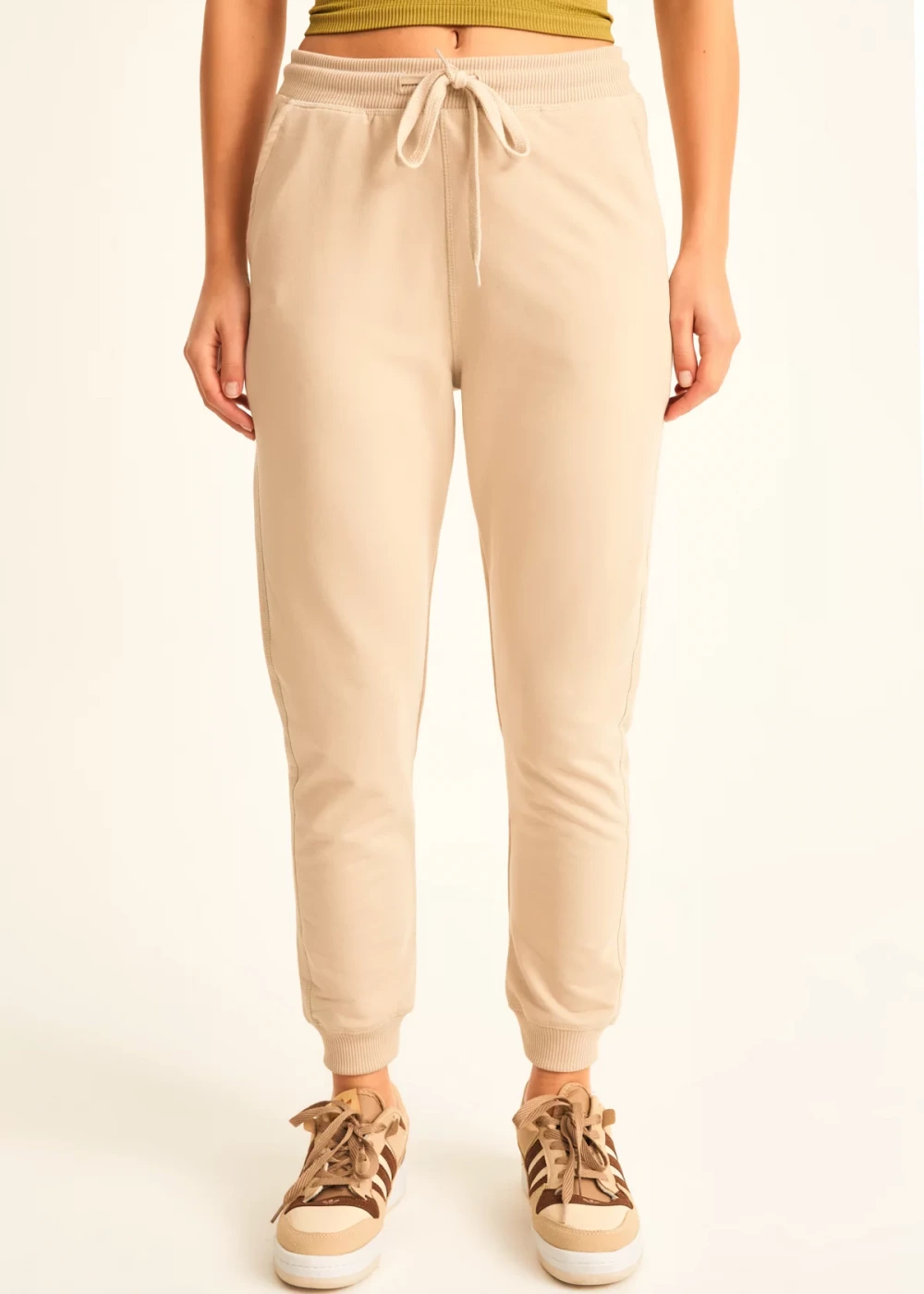 Kadın Taş Ribana Detay Eşofman Altı