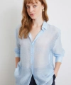 İnce Modal Gömlek Mavi