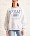 Şardonlu Texas Sweatshirt Gri