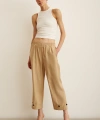 Lastikli Salaş Pantolon Bej